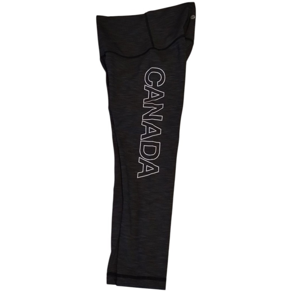 Lululemon Soul Cycle Canada Wunder Under leggings Women's 6 Heather Yoga Run Gym - Picture 2 of 5